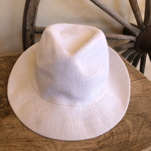 SOLD—KANGOL Rare Arnold Trilby Bamboo Fedora Hat - Picture 7 of 8